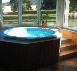 Spa intéreur escalier