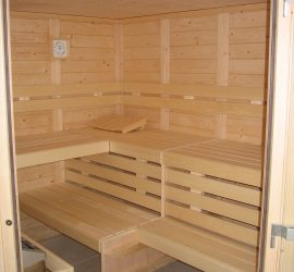 Sauna traditionnel bois